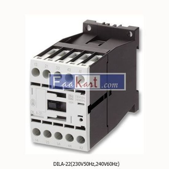 Picture of DILA-22(230V50HZ,240V60HZ)  Eaton Moeller CONTACTOR RELAY