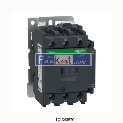 Picture of LC1D65E7C  SCHNEIDER  Contactor