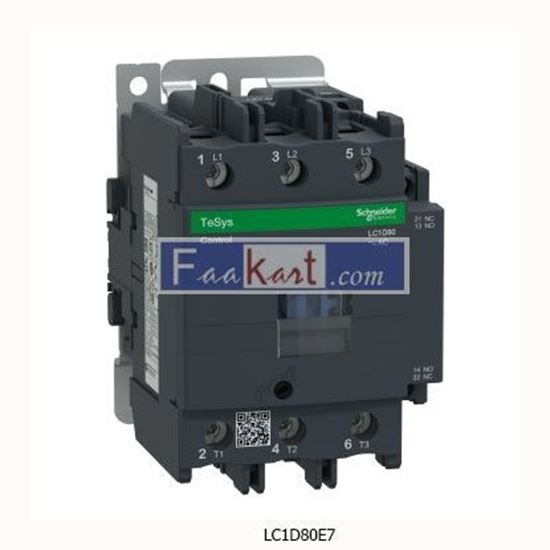 Picture of LC1D80E7 SCHNEIDER  contactor