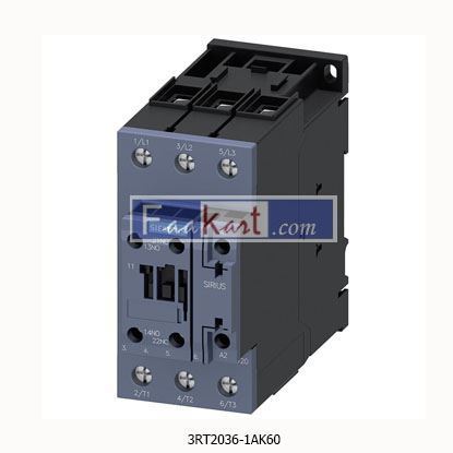 Picture of 3RT20361AK60  Siemens POWER CONTACTOR