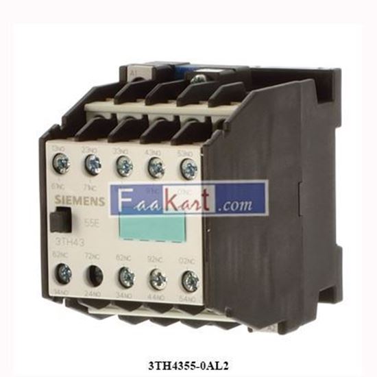 Picture of 3TH4355-0AL2  SIEMENS CONTACTOR RELAY