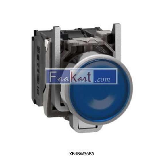 Picture of XB4BW36B5  SCHNEIDER  Illuminated push button