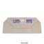 Picture of 9538110000   Weidmuller End plate for terminals dark beige Height 82.2 mm