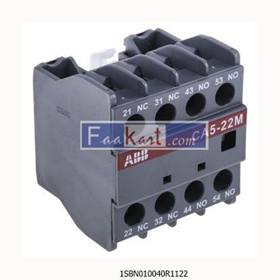 Picture of 1SBN010040R1122  CA5-22M  ABB  Auxiliary Contact Block