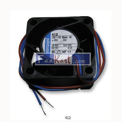 Picture of 412  ebm-papst  DC Fans DC Tubeaxial Fan