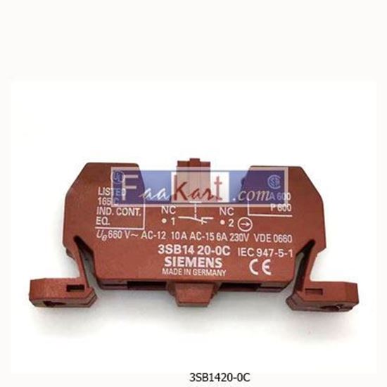 Picture of 3SB1420-0C  SIEMENS  CONTACT BLOCK