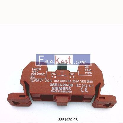 Picture of 3SB1420-0B  Siemens  CONTACT BLOCK