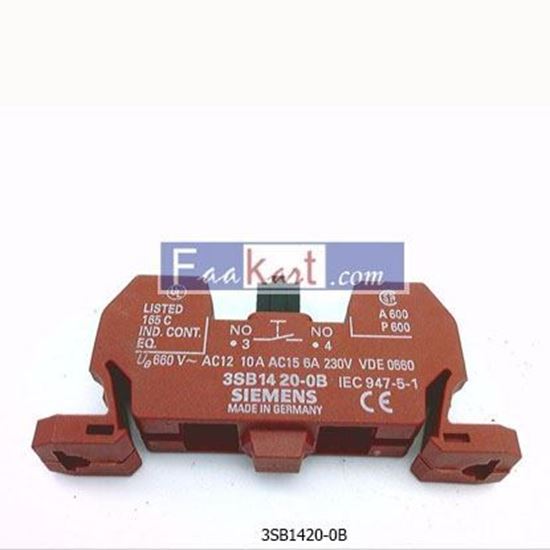 Picture of 3SB1420-0B  Siemens  CONTACT BLOCK
