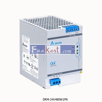 Picture of DRM-24V480W1PN Delta Electronics AC DIN Rail Power Supply