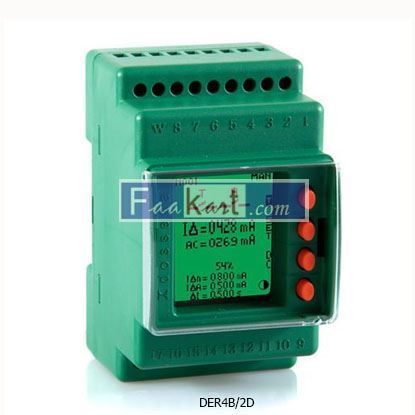 Picture of DER4B/2D  Earth-leakage protection relay DER4B/2D