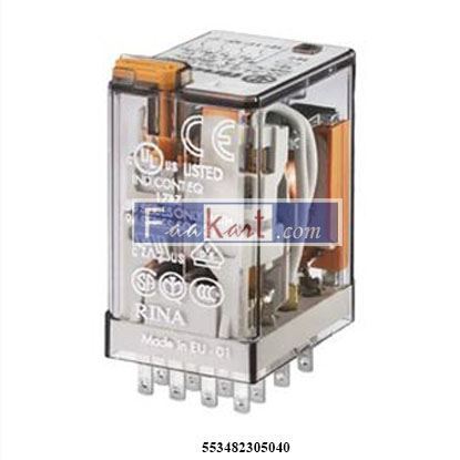 Picture of 55.34.8.230.5040  FINDER   MINIATURE GENERAL PURPOSE RELAYS