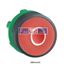 Picture of ZB5AA432  SCHNEIDER  red flush pushbutton