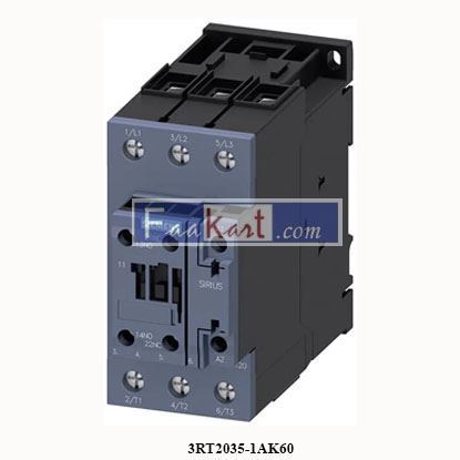 Picture of 3RT20351AK60  SIEMENS  POWER CONTACTOR