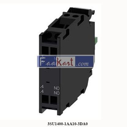 Picture of 3SU14001AA103DA0  SIEMENS  CONTACT MODULE WITH 2 CONTACT ELEMENTS