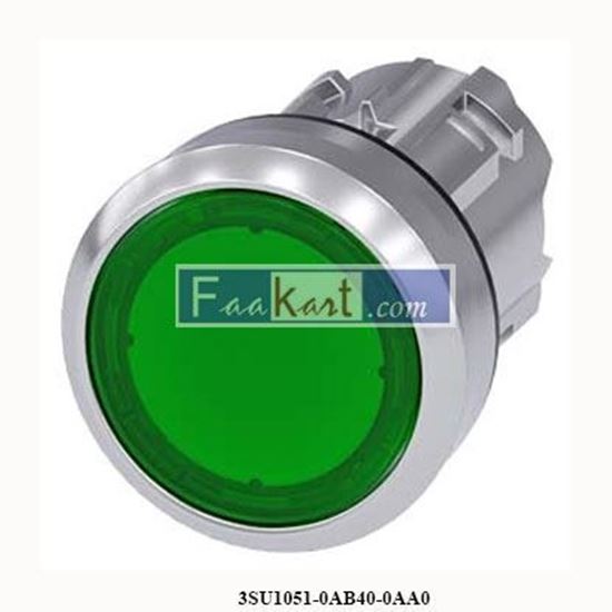 Picture of 3SU10510AB400AA0  SIEMENS  Illuminated pushbutton