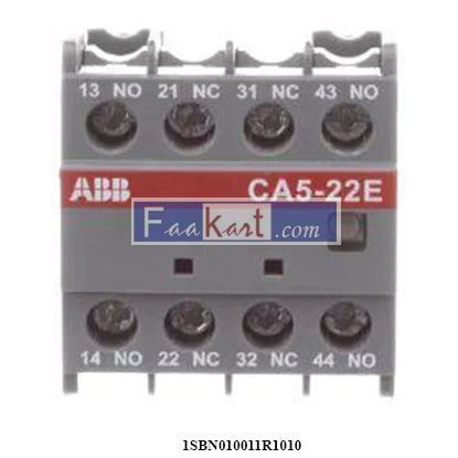 Picture of CC5-10   1SBN010011R1010 ABB  Auxiliary Contact Block