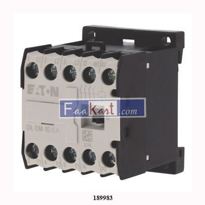 Picture of DILEM-10-EA(230V50HZ,240V60HZ) Eaton Moeller® series DILEM Contactor  189983