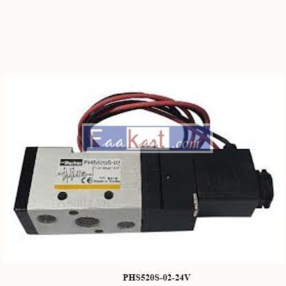 Picture of PHS520S-02-24V  PARKER Pneumatic Single or Double 3 Port and 5 Port Pilot Solenoid Valves
