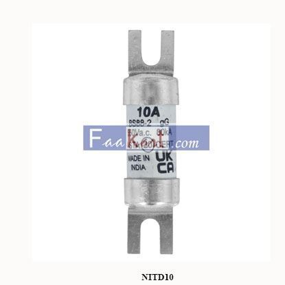 Picture of NITD10  Eaton Bussmann series low voltage british standard fuse