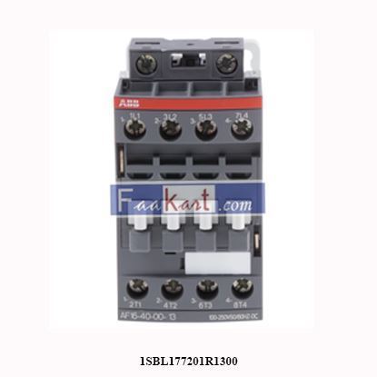 Picture of 1SBL177201R1300 ABB  AF16-40-00-13 100-250V50/60HZ-DC Contactor