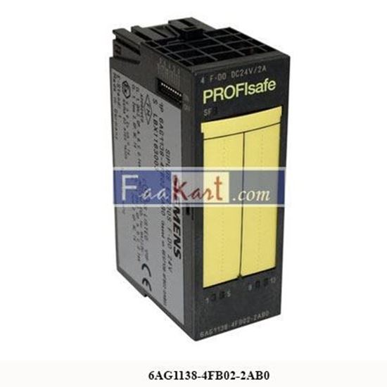 Picture of 6AG1138-4FB02-2AB0   SIEMENS  SIPLUS ET200S 4 F-DO PROFISAFE -25... 60 DEGREES C BASED ON 6ES7138-4FB02-0AB0