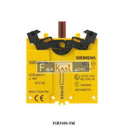 Picture of 3SB3400-0M  SIEMENS CONTACT BLOC WITH 1 CONTACT 1NC FOR FRONT PLATE MOUNTING