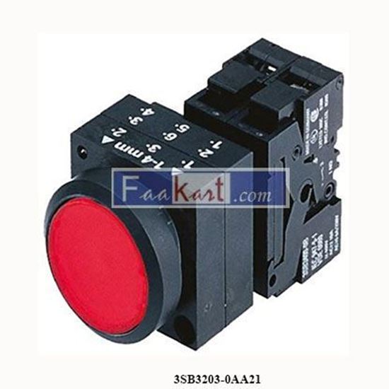 Picture of 3SB3203-0AA21 Siemens  PUSHBUTTON