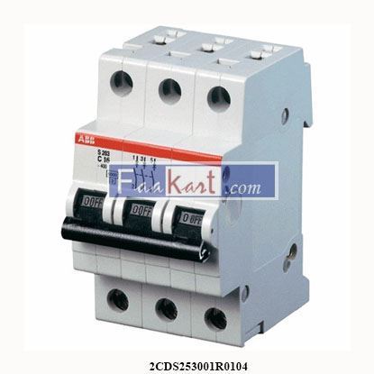 Picture of 2CDS253001R0104  S203-C10  ABB  Miniature Circuit Breaker