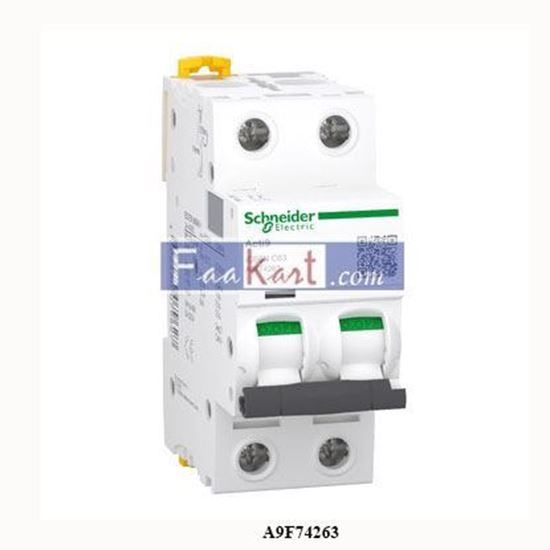 Picture of A9F74263 SCHNEIDER   miniature circuit breaker