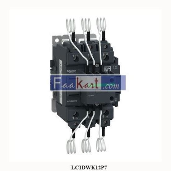 Picture of LC1DWK12P7  SCHNEIDER  Capacitor contactor