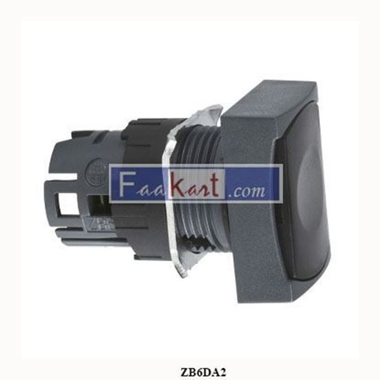 Picture of ZB6DA2  SCHNEIDER  black rectang flush pushbutton head