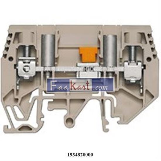 Picture of 1934820000 Weidmuller WTL 6/1 EN STB Series Dark Beige, Single-Level, Screw Termination