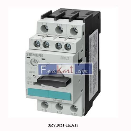 Picture of 3RV1021-1KA15 SIEMENS Circuit breaker size S0 for motor protection
