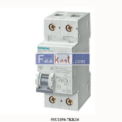 Picture of 5SU1356-7KK16  Siemens  RCBO