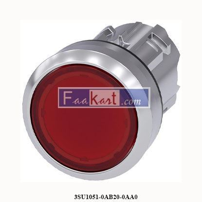 Picture of 3SU1051-0AB20-0AA0  SIEMENS  Illuminated pushbutton