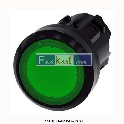 Picture of 3SU1001-0AB40-0AA0  SIEMENS Illuminated pushbutton
