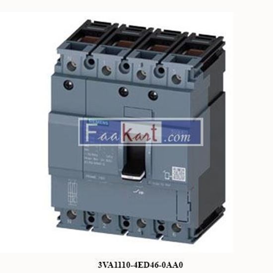 Picture of 3VA1110-4ED46-0AA0  SIEMENS  CIRCUIT BREAKER