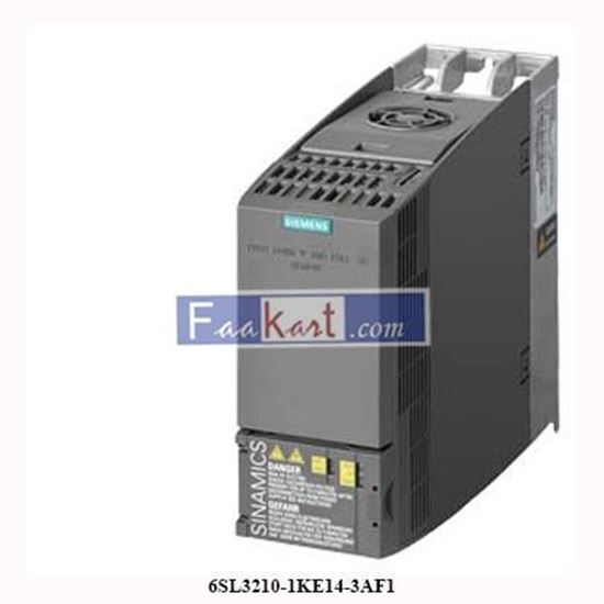 Picture of 6SL3210-1KE14-3AF1 SIEMENS Inverter Drive, 1.5 kW, 3 Phase, 400 V ac, 4.1 A, SINAMICS G120C Series