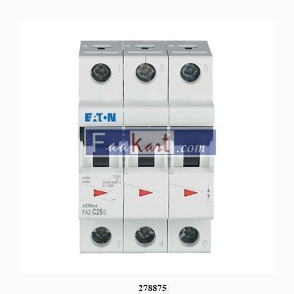 Picture of FAZ-C25/3  278875  Eaton Moeller  Miniature Circuit Breaker