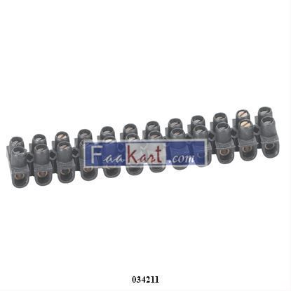 Picture of 034211 LEGRAND TERMINAL STRIP 2.5A BLACK