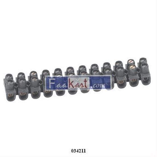 Picture of 034211 LEGRAND TERMINAL STRIP 2.5A BLACK