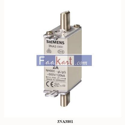 Picture of 3NA3801 SIEMENS  FUSE