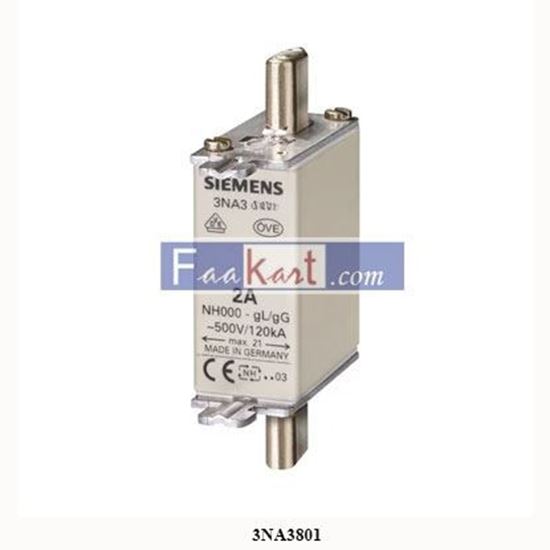 Picture of 3NA3801 SIEMENS  FUSE