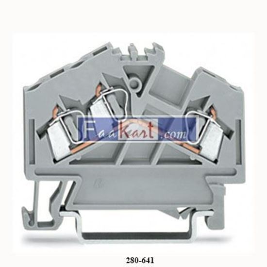 Picture of 280-641  WAGO conductor through terminal block