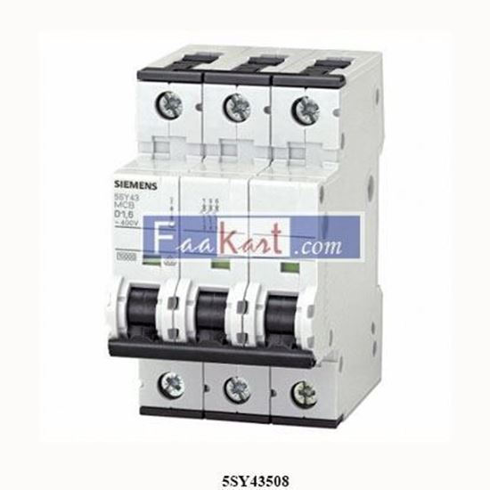 Picture of 5SY43508  SIEMENS  MINIATURE CIRCUIT BREAKER