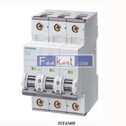 Picture of 5SY4340-8  SIEMENS  MINIATURE CIRCUIT BREAKER