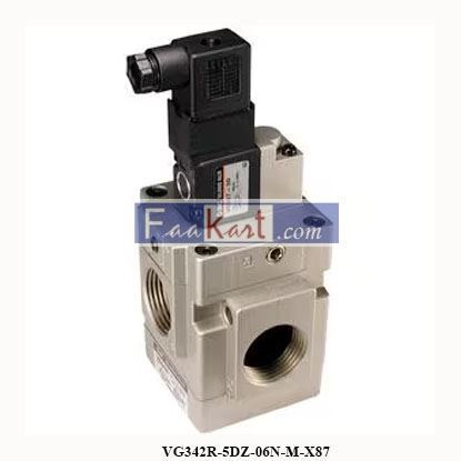 Picture of VG342R-5DZ-06N-M-X87  SMC  SOLENOID  VALVE