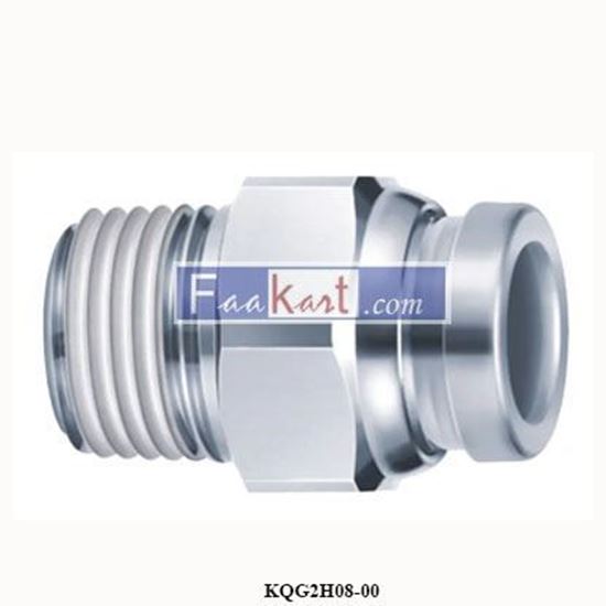 Picture of KQG2H08-00  SMC  fitting, sus, union, KQG STAINLESS STEEL FITTING