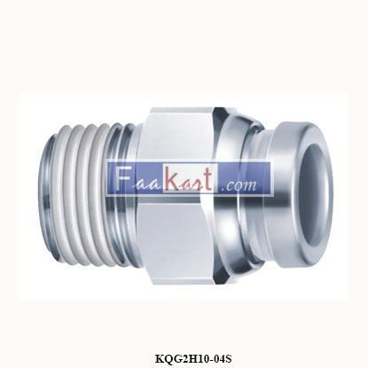 Picture of KQG2H10-04S  SMC    fitting, male connector, KQG STAINLESS STEEL FITTING