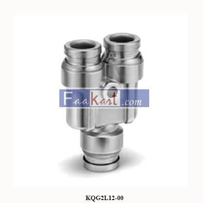 Picture of KQG2L12-00  SMC  fitting, sus, union elbow, KQG STAINLESS STEEL FITTING